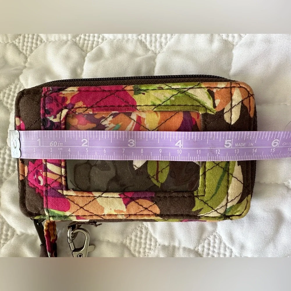 Vera Bradley‎ wristlet wallet Brown Floral - Picture 10 of 13